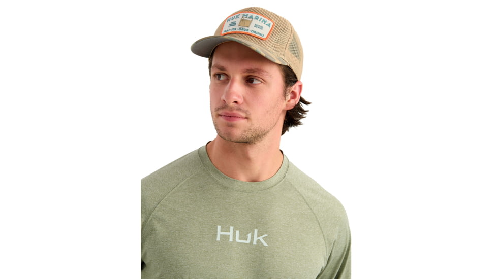 HUK Performance Fishing Airweight Long Sleeve Crew - Mens
