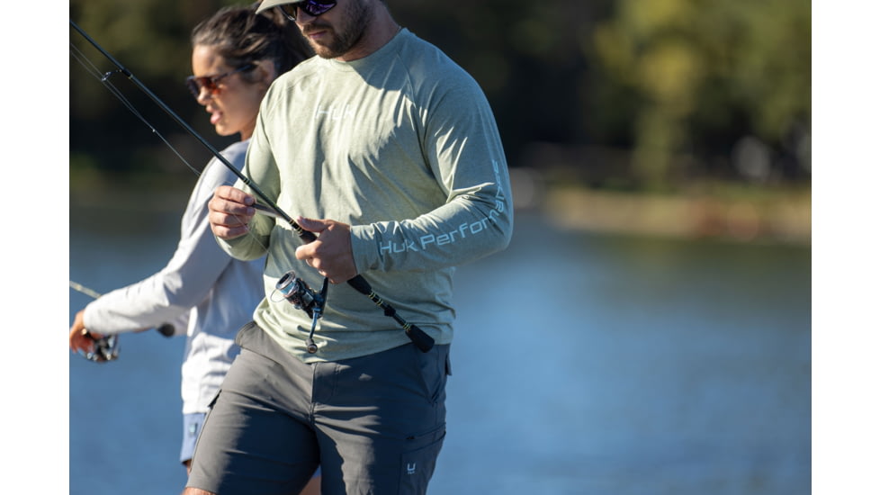 HUK Performance Fishing Airweight Long Sleeve Crew - Mens