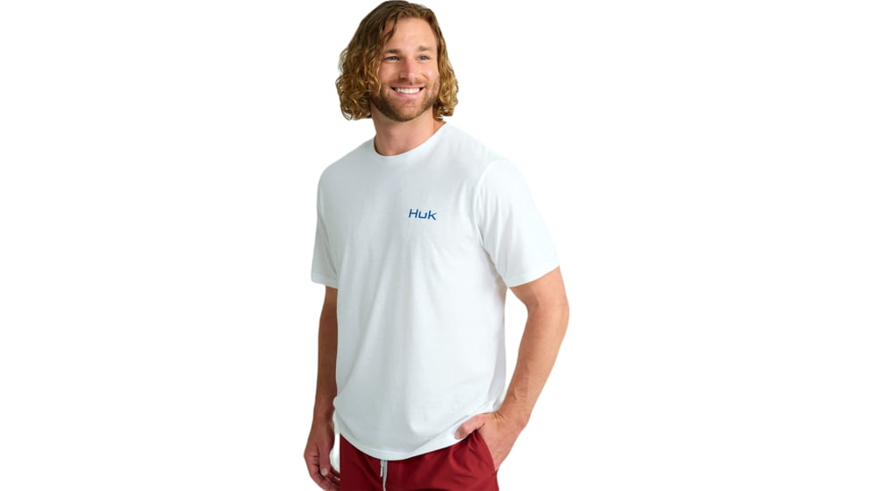 HUK Performance Fishing Lures Tee - Mens, White, 3XL, H1000538-100-XXXL