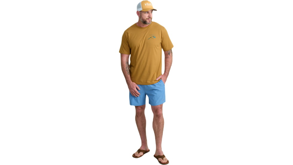 HUK Performance Fishing Trade Tools Tee - Mens, Sand Piper, Extra Large, H1000518-217-XL