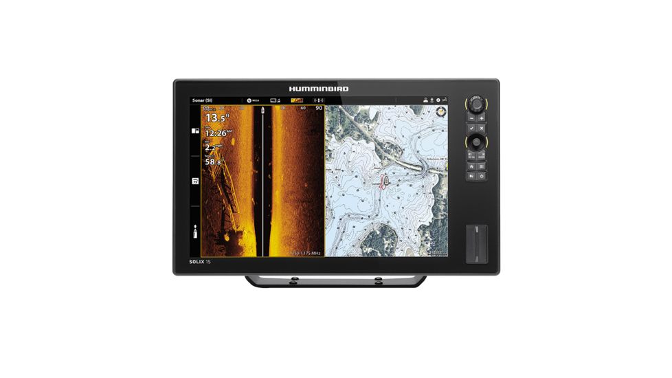 Humminbird 15 CHIRP MEGA SI Fishfinder/GPS Combo G2 w/Transom Mount Transducer SOLIX 73631