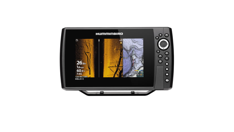 Humminbird 8 CHIRP MEGA SI Fishfinder/GPS Combo G3N w/Transom Mount Transducer HELIX 73586