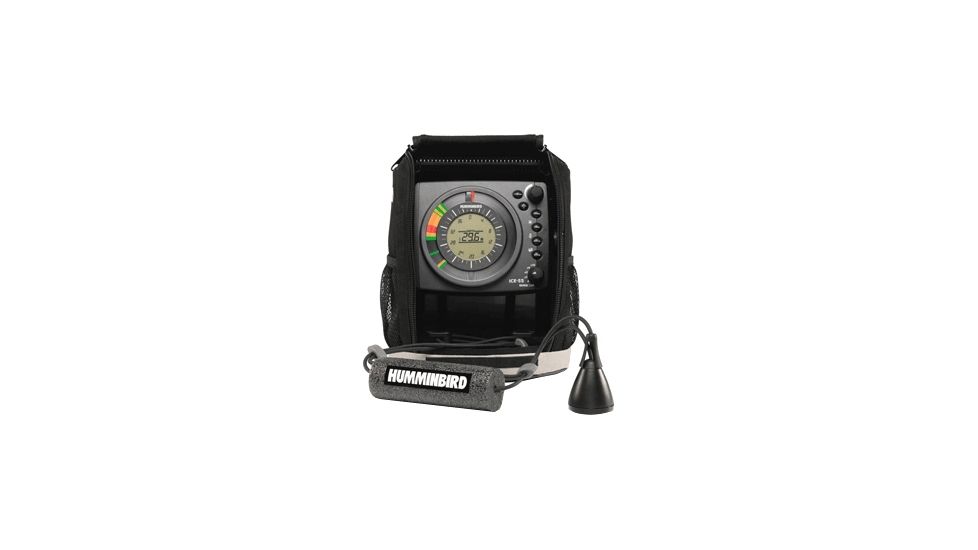 Humminbird ICE 55 Fish Flasher, LCD, 2.40 kW Peak, 300 W RMS, 240 kHz,455 kHz 4070401