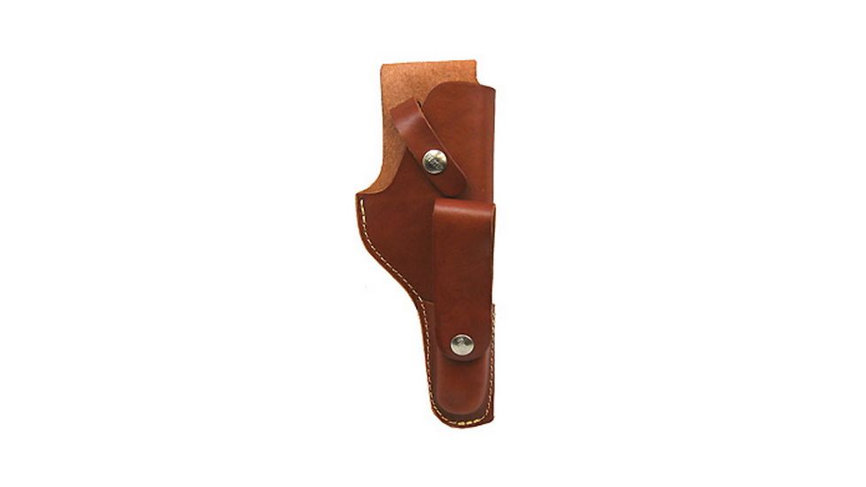 Hunter Company Leather Belt Holster, Clip Case, Size 24 Right Hand, Chestnut Tan, 1111-24