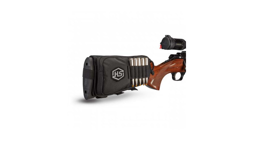 Hunters Specialties Rifle Shell Holder w/Pouch, Black, HS-01620