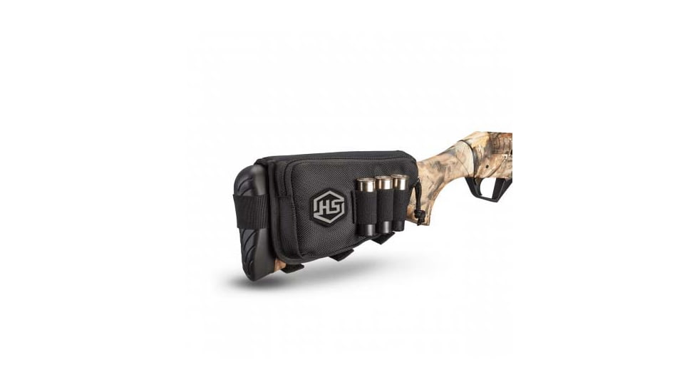 Hunters Specialties Shotgun Shell Holder w/Pouch, Black, HS-01621