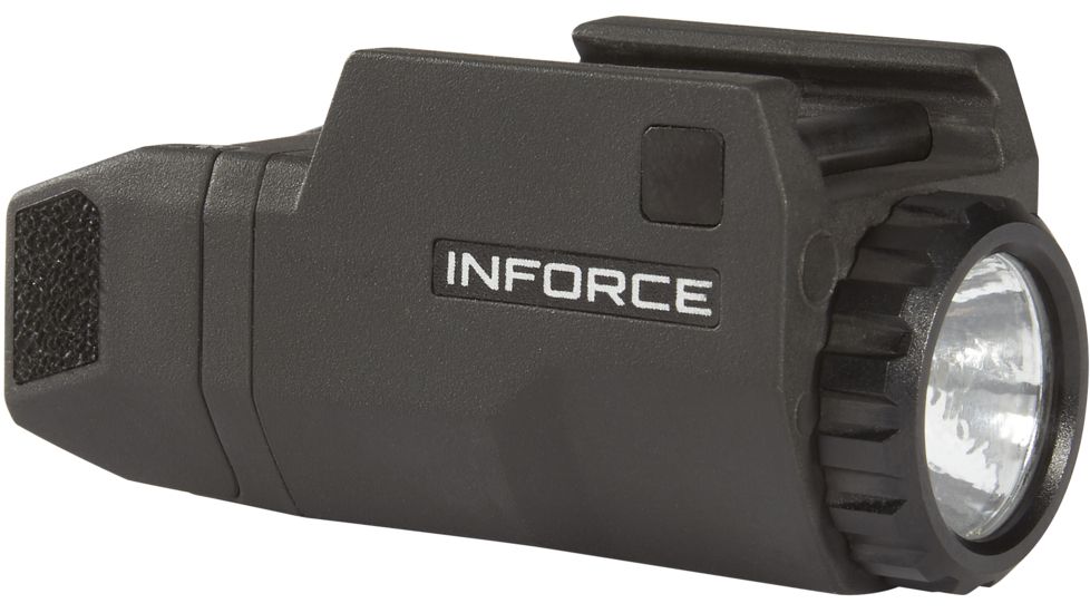 INFORCE APLc Glock Compact Weapon Light, 200 Lumens, 1 x CR2 Battery, Black, ACG-05-1