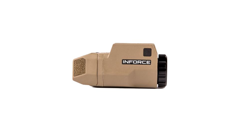 INFORCE APLc Glock Compact Weapon Light, 200 Lumens, 1 x CR2 Battery, Flat Dark Earth, ACG-06-1