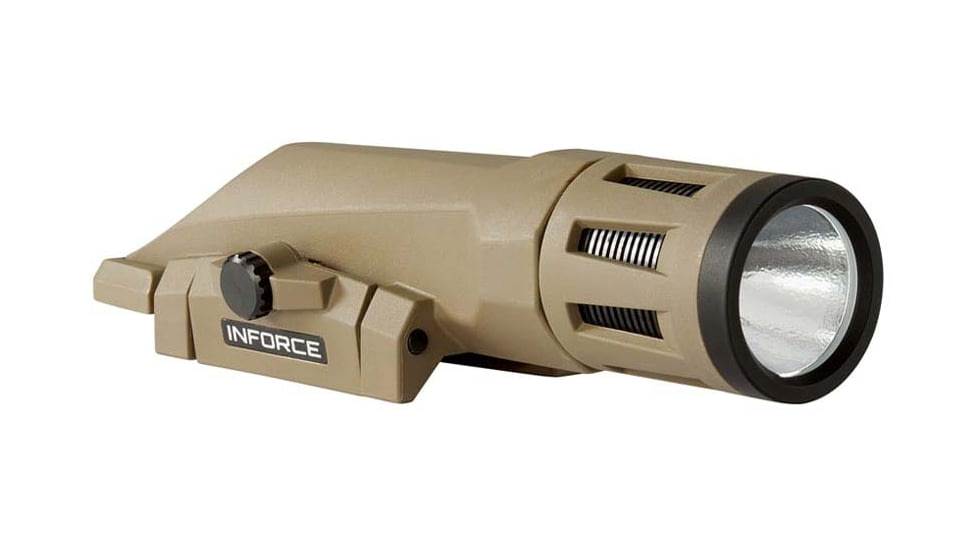 EDEMO INFORCE Multifunction LED Weapon Mounted Light, CR123A, IR/White, 700 Lumens, Flat Dark Earth, IF71005DE, EDEMO4