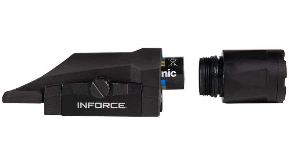 INFORCE WML Gen 3 LED Weapon Light, White/IR LED, 400 Lumens, Black, IF71013