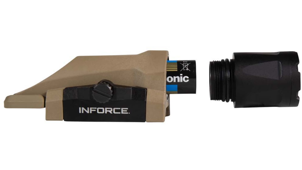 INFORCE WML Gen 3 LED Weapon Light, White/IR LED, 400 Lumens, Flat Dark Earth, IF71013DE