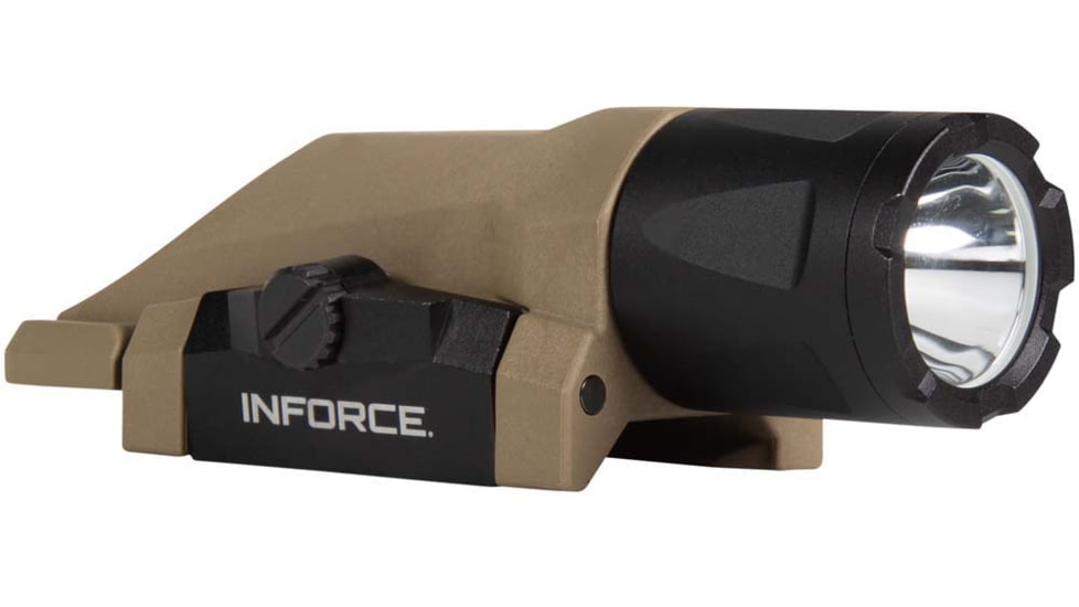 INFORCE WML Gen 3 LED Weapon Light, White/IR LED, 400 Lumens, Flat Dark Earth, IF71013DE