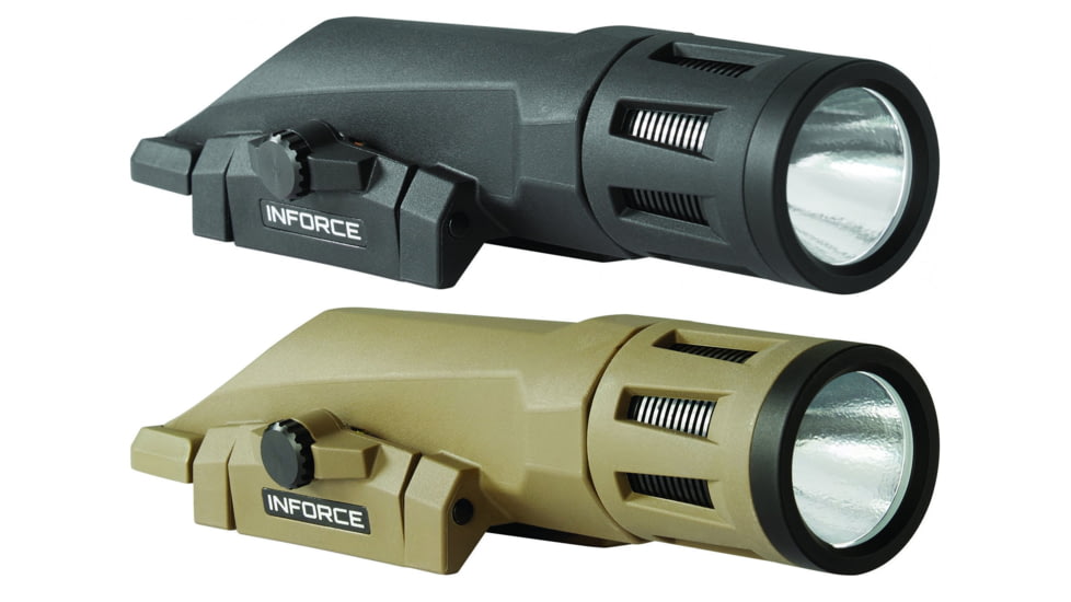 InForce WMLX Multifunction 800 Lumens White Weapon Mounted Light, Black, Flat Dark Earth