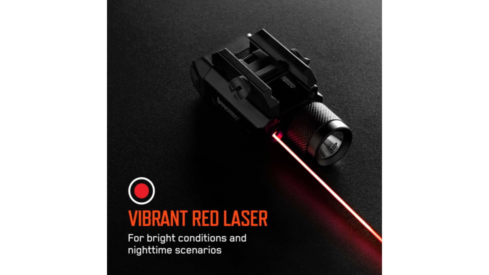 IPROTEC IPRMLT0001 RM600LSR Rail Mount Light Red Laser 600 Lumen