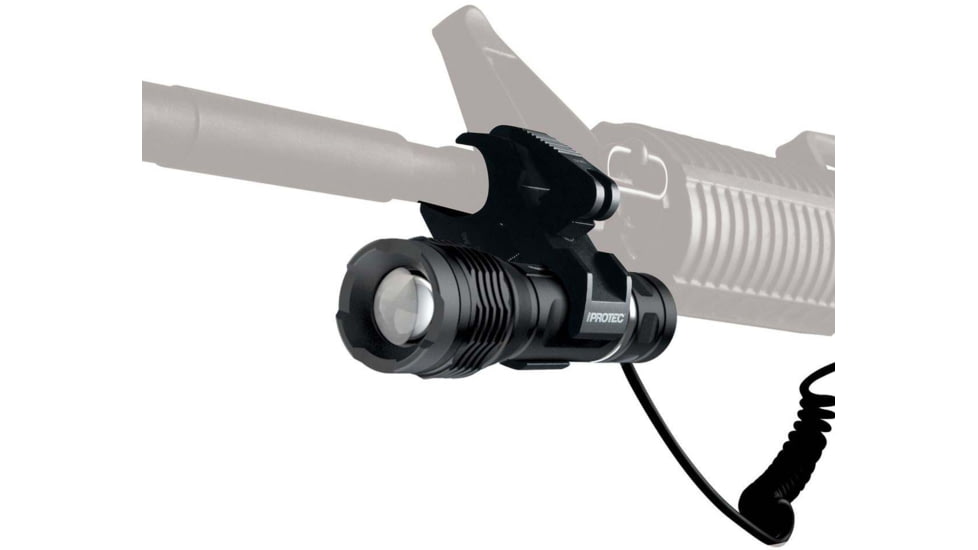 iPROTEC LG400 Lumen Long Gun Light w/ Red Lens, Black, 6652