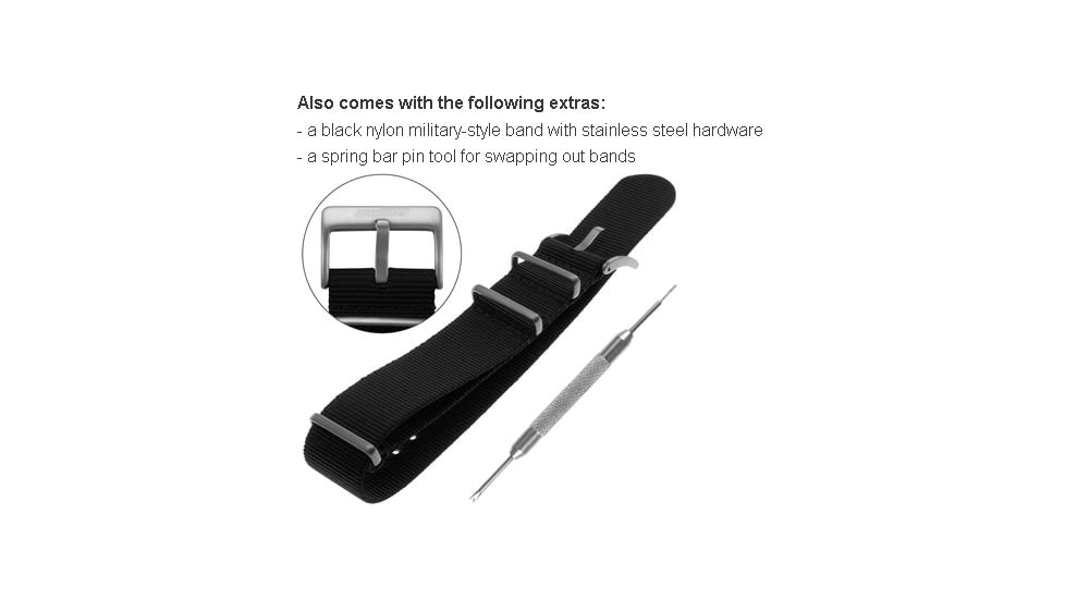 Isobrite Afterburner Series T100 Tritium Watch, Black/Gray, 47mm, ISO3003