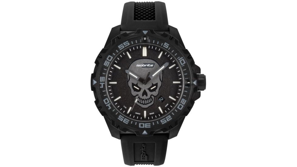 Isobrite Enforcer II T100 Tritium Watch, Black/Gray, 47mm, ISO3007