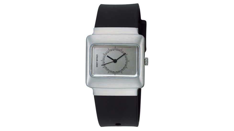 Issey Miyake SILAh022 Vakio Watch - Black Band, Silver Case
