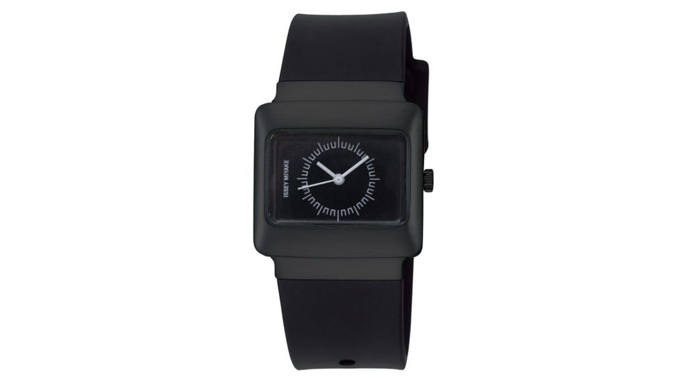 Issey Miyake SILAh023 Vakio Watch - Black Band, Black Case