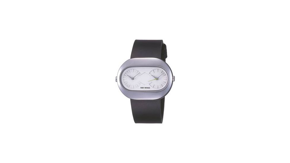 Issey Miyake SILAk002 Vakio Mens Watch - Black Band, Silver Case