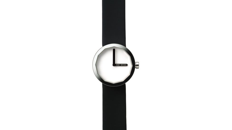 Issey Miyake SILAp004 Twelve Ladies Watch - Black Band, Silver Case