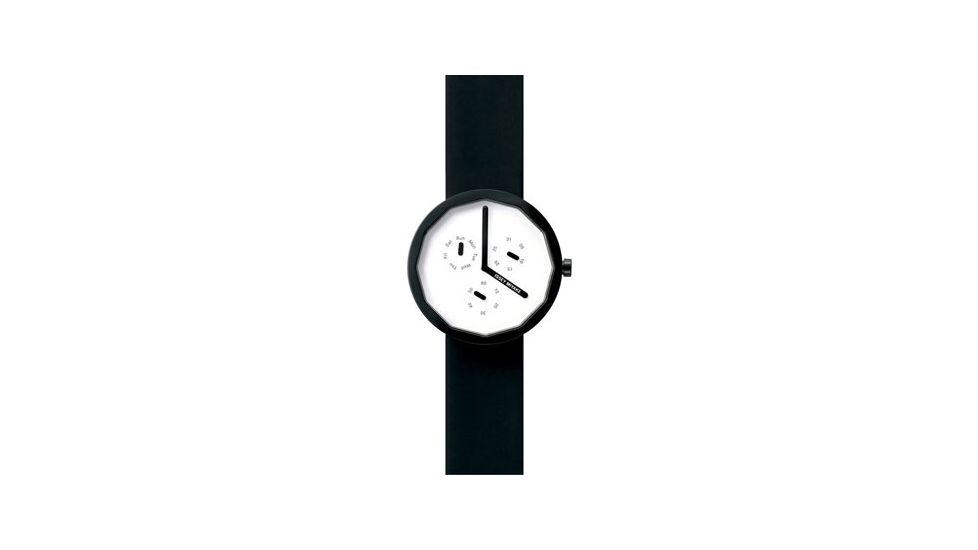 Issey Miyake SILAp008 Twelve Mens Watch / Chronograph - Black Band, Black Case