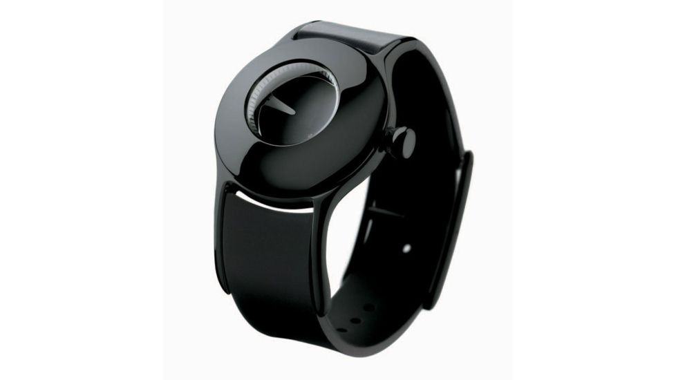 Issey Miyake SILAr003 Ovo Luminous Mens Watch - Black Band, Black Case