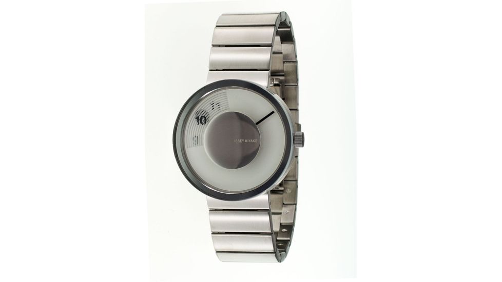 Issey Miyake SILAv001 Vue Yves Behar Watch - Silver Metal Band, Silver Case