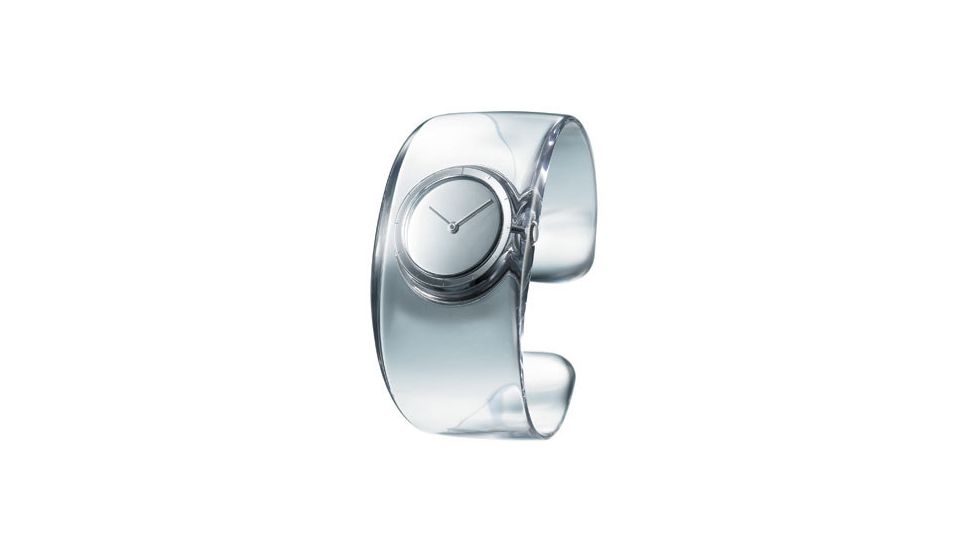 Issey Miyake SILAw001 Yoshioka Ladies Watch - Clear Band, Silver Case