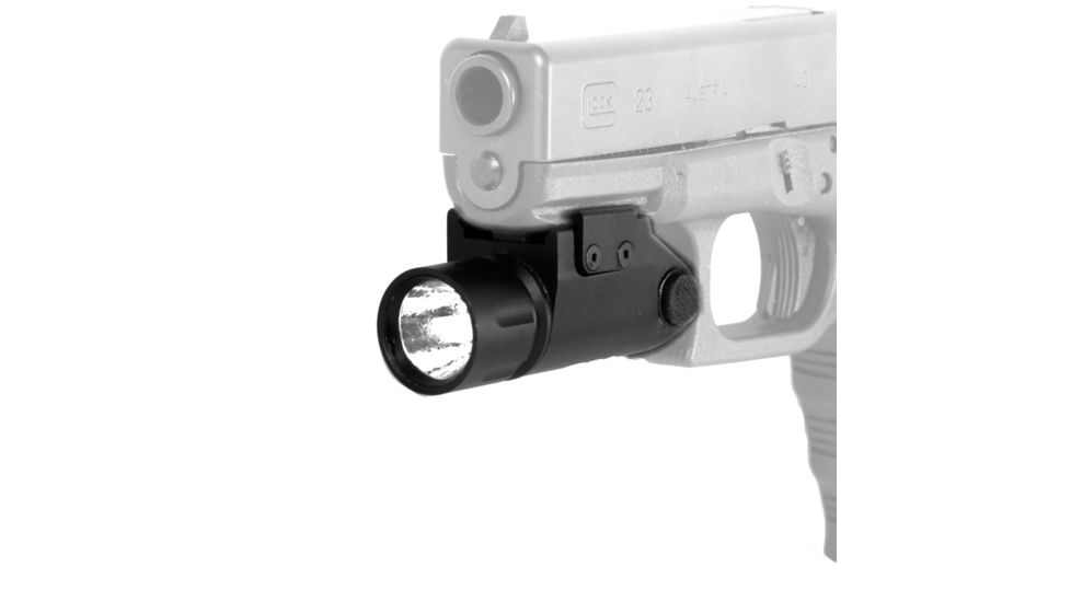 JE Machine Tech Micro Pistol Flashlight, 250 Lumen, Black TS-FL2B