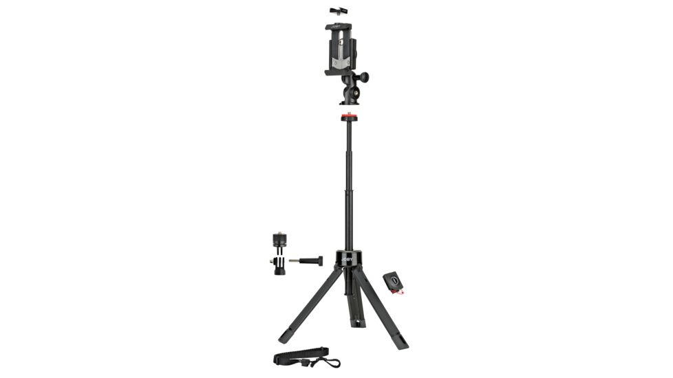 JOBY GripTight PRO TelePod Telescoping Tripod, w/Grip for Mobile Phones, Black, JB01534