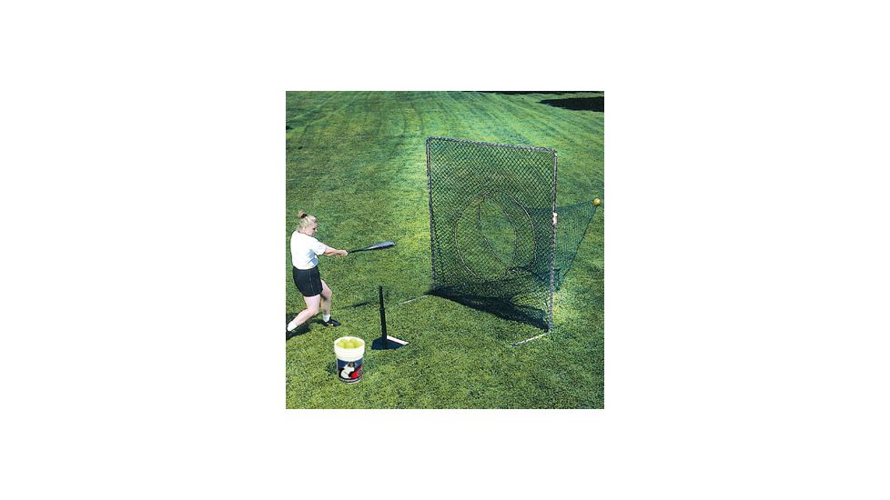 Jugs Sports 7-foot Quick-Snap Square Screen with Socknet S2010