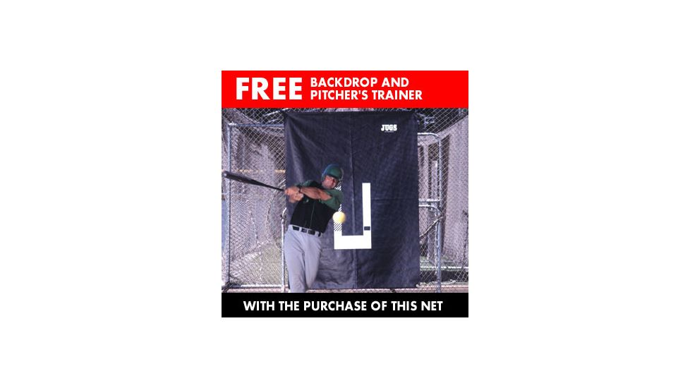 Jugs Sports No. 9 Batting Cage Net 191 Lb. - 18G - N1900