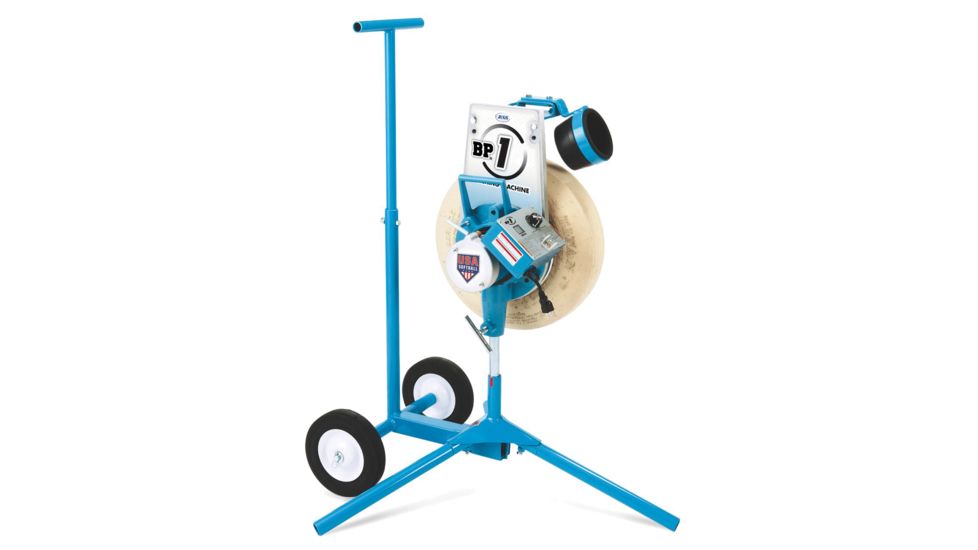 JUGS BP 1 Softball Only Pitching Machine w/ Cart, N.76, 110V, Blue, M1106