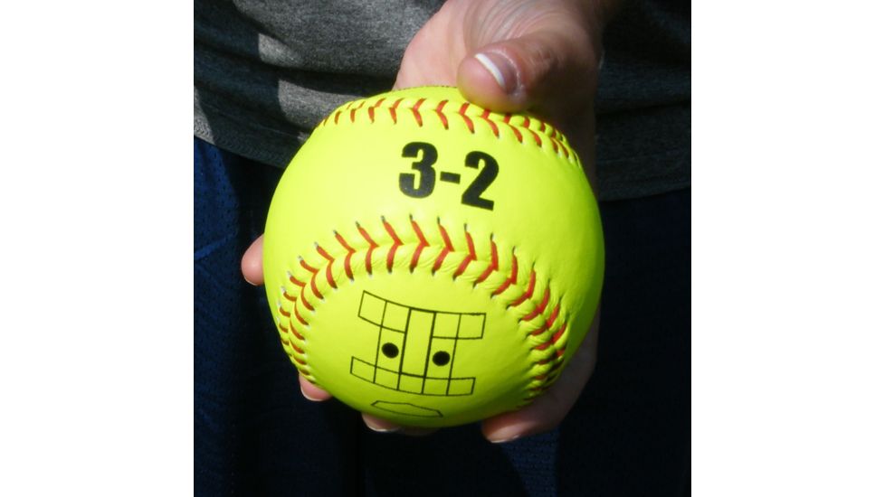 JUGS Perfect Pitch Softballs - 15 Balls, Marked, B5310