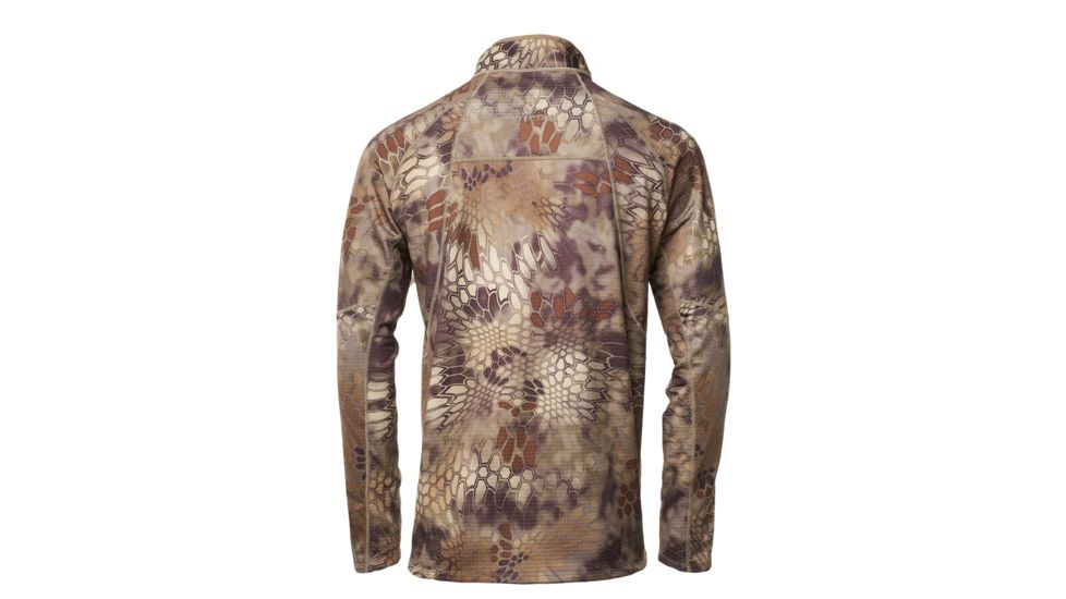 Kryptek Cronos Mens 1/2 Zip Shirt, Highlander, M, NSN N, 18CROLSZH4