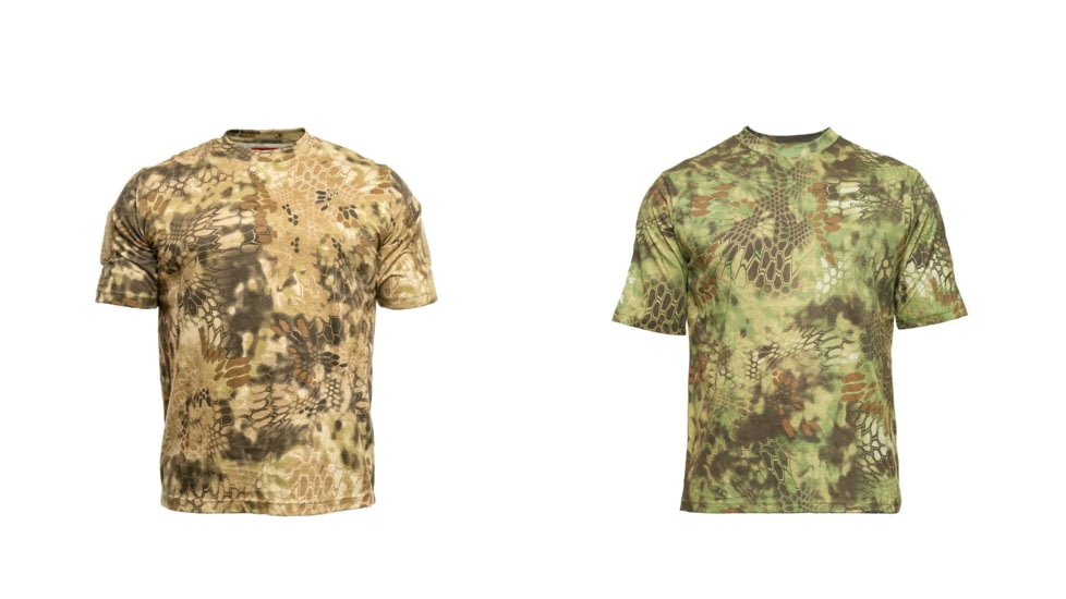 Kryptek Mens Stalker Short Sleeve, Highlander, Mandrake