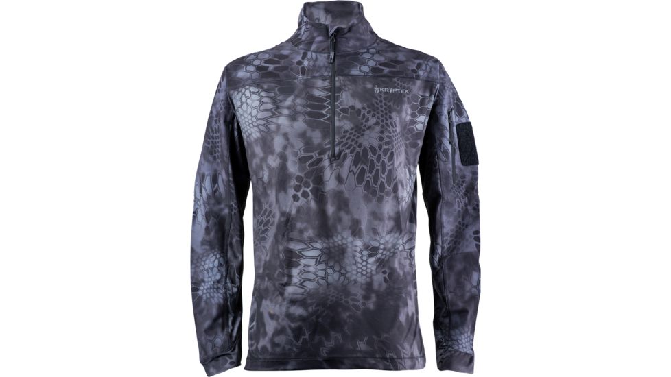 Kryptek Valhalla 2 Long Sleeve Zip - Mens, Typhon, Small, 18VALLSZT3