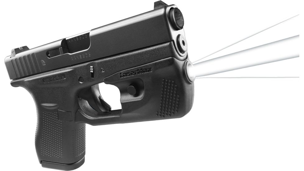 LaserMax CenterFire LED Weapon Light for Glock 42 and Holster CF-G42-LC