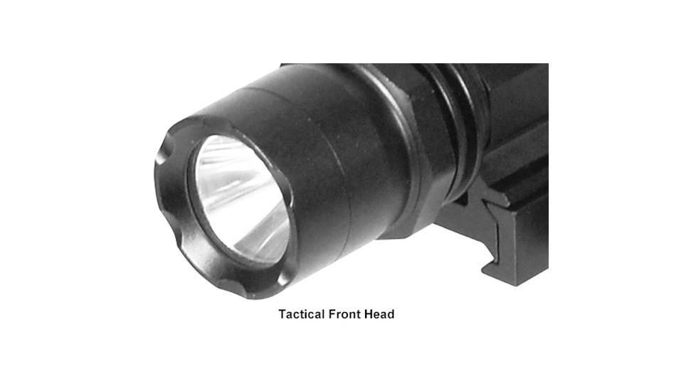 Leapers UTG 400 Lumen 4.3in Combat LED Weapon Light,Black w/Integral Mount LT-EL202R-A