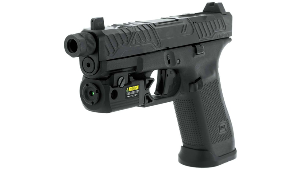 Leapers UTG Compact Pistol Laser, Green, Ambidextrous, Black, SCP-LS279S-A