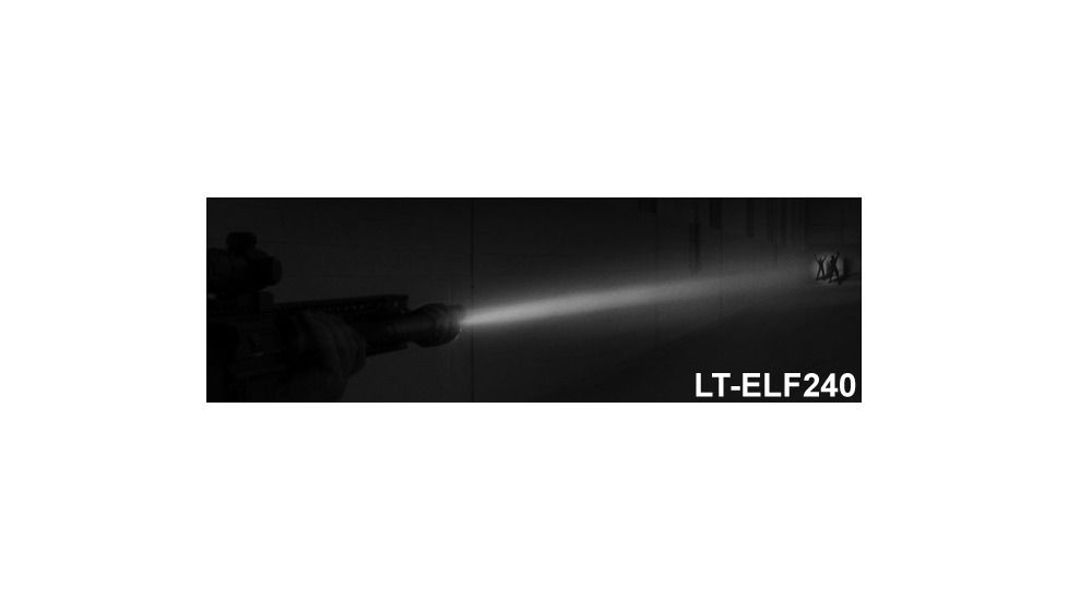 Leapers UTG Long Range Spot LED Flashlight Light Comparison LT-ELF240
