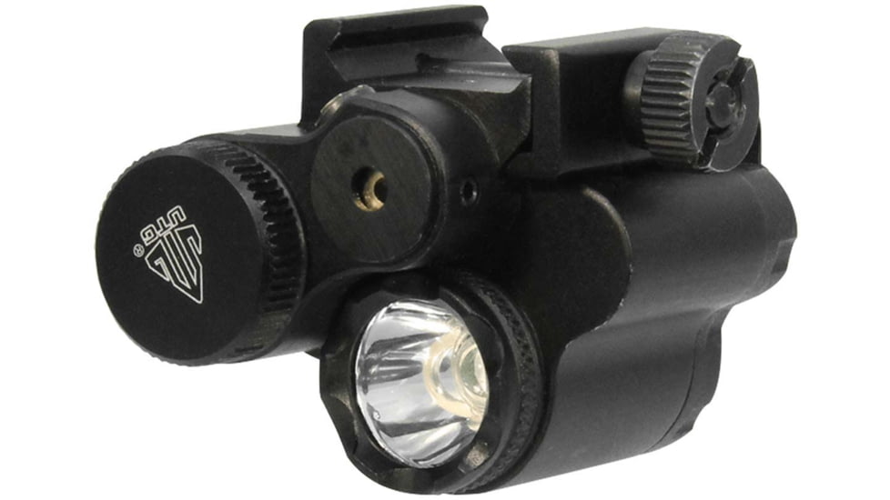 Leapers UTG Sub-compact LED Light and Aiming Adjustable Red Laser, Black, LT-ELP28R