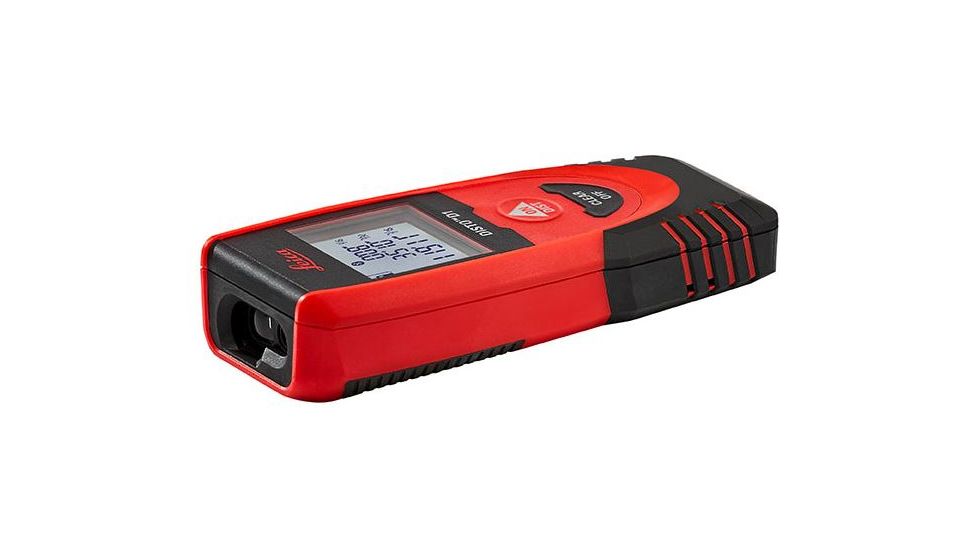 Leica DISTO D1 - Bluetooth 4.0, 130ft Range, 1/16in Accuracy, Works with Free DISTO Sketch App, Red/Black, 4.53in x 1.71in x 0.93in, NSN none, 846805