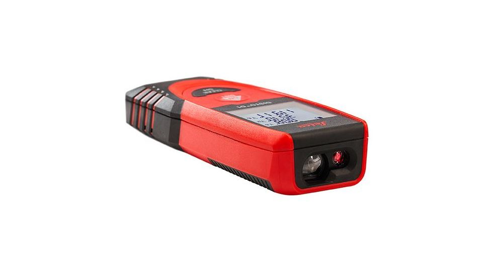 Leica DISTO D1 - Bluetooth 4.0, 130ft Range, 1/16in Accuracy, Works with Free DISTO Sketch App, Red/Black, 4.53in x 1.71in x 0.93in, NSN none, 846805