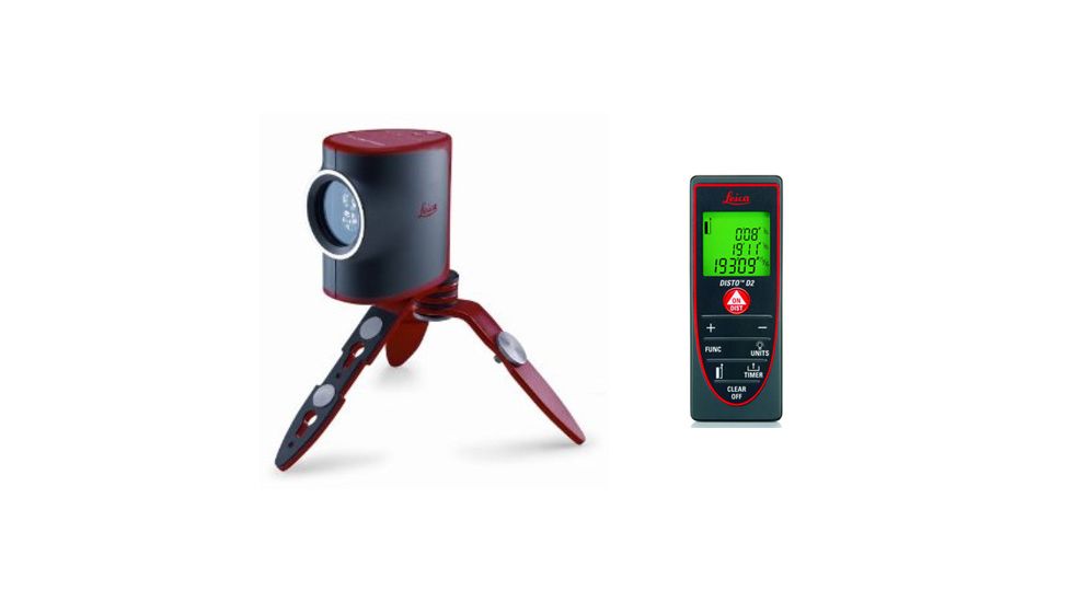 Leica DISTO Lino L2 Basic Bundle with D2 Distancemeter and Lino L2 Cross Laser Level
