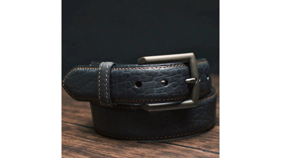 Lejon Horizon Leather Belt - Mens, Black, 34, VB-65441-34