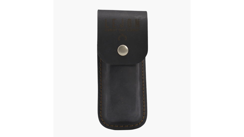 Lejon The Daily Leather Knife Sheath, Ambidextrous, Black, VA-761