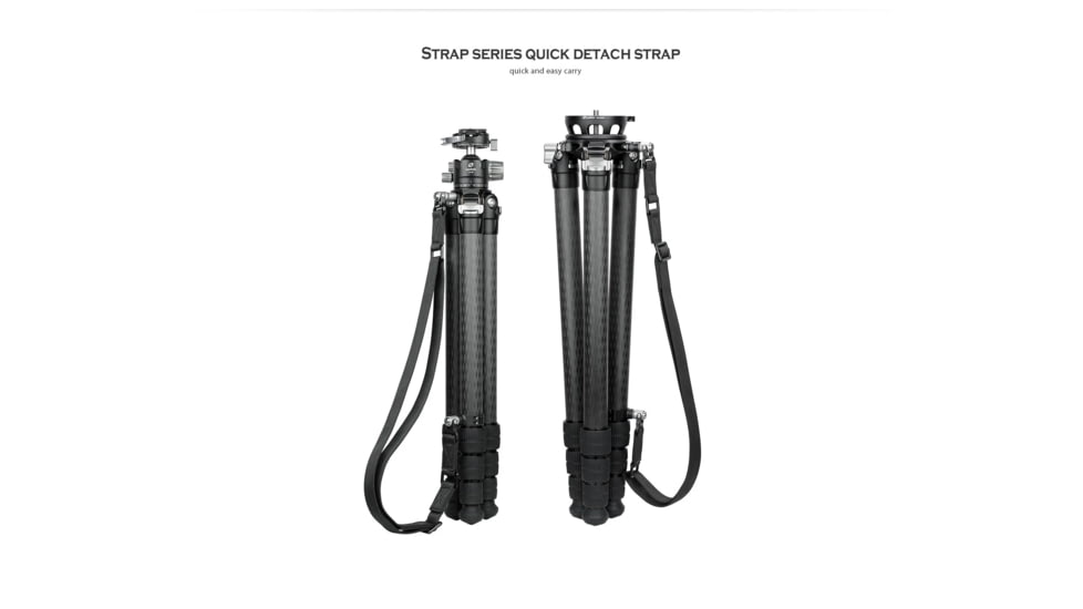 Leofoto Push Button Quick Detach Modular Tripod Strap - Strap-32LM, Black, Strap-32LM
