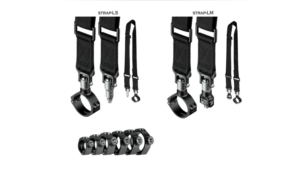 Leofoto 32LS Push Button Quick Detach Modular Tripod Strap, Black, Strap-32LS